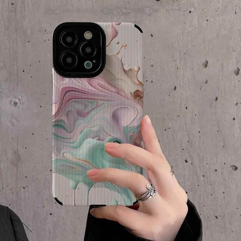 Cute Phone Case with Graffiti Flair - Adorable Cover for iPhone Models 7, 8 Plus, X, XR, XS Max, 11, 12, 13, 14 Pro Max, 12 Mini, 13 Mini, 14 Plus - Touchy Style .