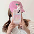 Cute Phone Cases: 3D Rabbit Quicksand Glitter Silicone for iPhone 11-15 Pro Max - TSP291 - Touchy Style