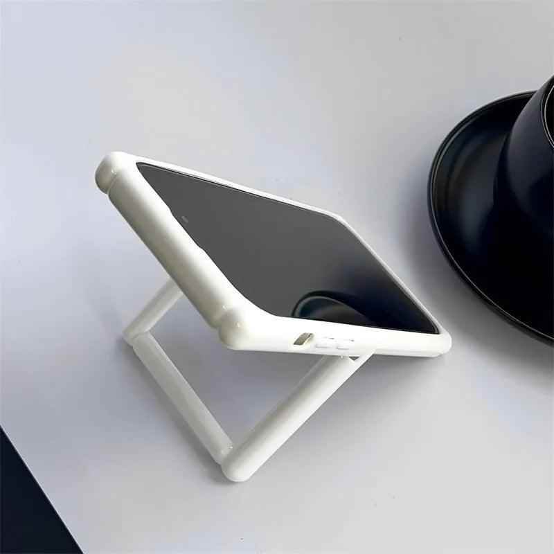 Cute Phone Cases - Cartoon Puppy Cat Holder Stand, Mirror Case for iPhone 15, 14, 13, 12, 11 Pro Max - TSP296 - Touchy Style