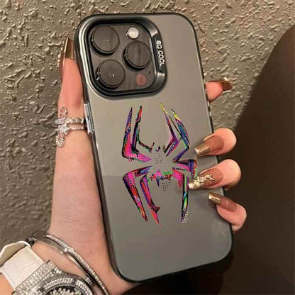 Cute Phone Cases For iPhone 11, 12, 13, 14, 15 Pro Max, XS, X, XR, 7, 8, 15 Plus, SE 2020 - Spider Matte Laser Cover - TSP236 - Touchy Style