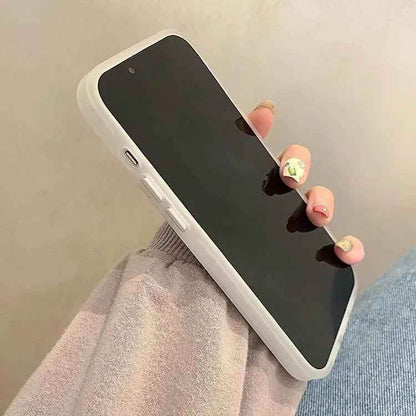 Cute Phone Cases For iPhone 11, 12, 13, 14, and 15 Pro Max - Hollowed Out Rabbit - Pink Laser Cover - TSP269 - Touchy Style