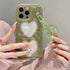 Cute Phone Cases For iPhone 11, 12, 13, 14, Pro Max, XR, X, XS, and 14 Plus - 3D Pink Heart Keychain, Soft Cover - TSP433 - Touchy Style