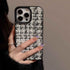 Cute Phone Cases for iPhone 11-15 Pro Max - Soft Tweed Plaid - TSP322 - Touchy Style