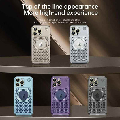Cute Phone Cases for iPhone 12, 13, 14, 15, and 16, Pro Max and Plus versions - Metal Heat Dissipation Cover - TSP524 - Touchy Style
