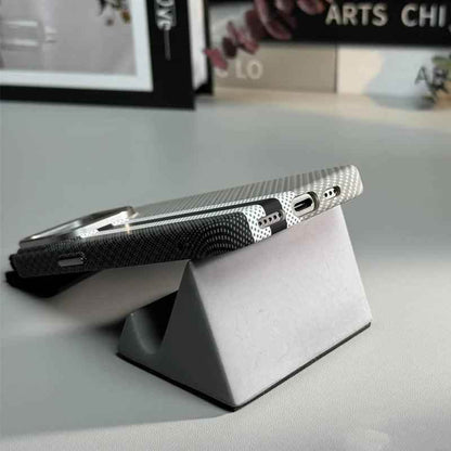 Cute Phone Cases for iPhone 12, 13, 14, 15, and Pro Max models - Carbon Fibre Hard PC Armor Cover - TSP200 - Touchy Style
