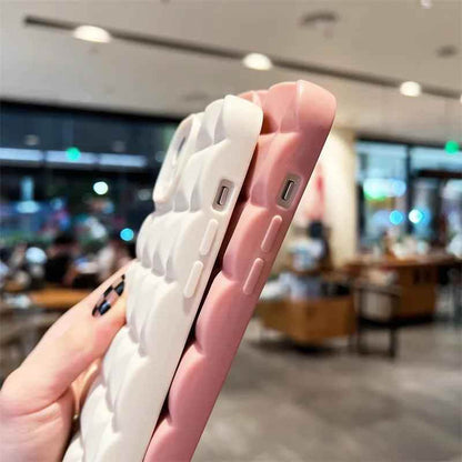 Cute Phone Cases For iPhone 14 13 12 11 Pro Max X XS XR 7 8 Plus - Luxury 3D Diamond Lattice - Touchy Style
