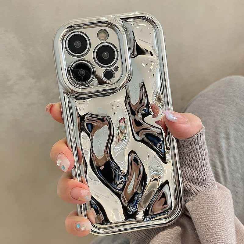 Cute Phone Cases For iPhone 14 13 12 11 Pro Max XS XR X 7 8 6S 14 Plus - Glossy Laser Plating - Touchy Style