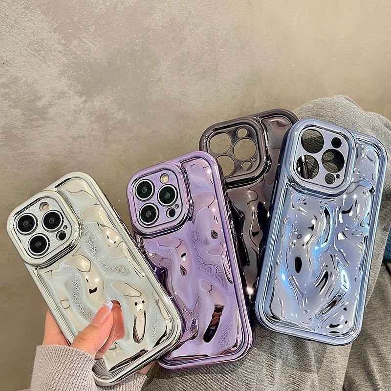 Cute Phone Cases For iPhone 14 13 12 11 Pro Max XS XR X 7 8 6S 14 Plus - Glossy Laser Plating - Touchy Style