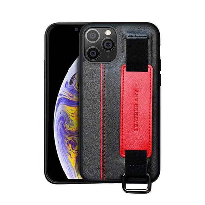 Cute Phone Cases For iPhone 15, 14, 12 Pro, 13 PRO MAX, 11 XS XR 8 Plus Leather Candy Wristband - Touchy Style
