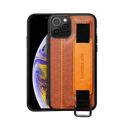Cute Phone Cases For iPhone 15, 14, 12 Pro, 13 PRO MAX, 11 XS XR 8 Plus Leather Candy Wristband - Touchy Style