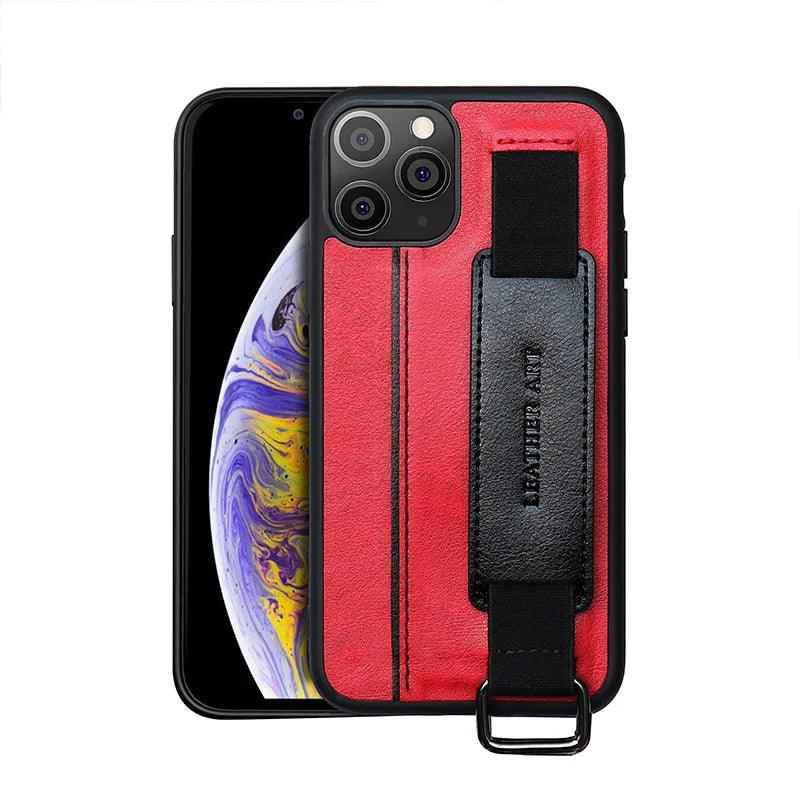 Cute Phone Cases For iPhone 15, 14, 12 Pro, 13 PRO MAX, 11 XS XR 8 Plus Leather Candy Wristband - Touchy Style
