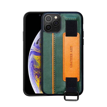 Cute Phone Cases For iPhone 15, 14, 12 Pro, 13 PRO MAX, 11 XS XR 8 Plus Leather Candy Wristband - Touchy Style