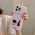 Cute Phone Cases for iPhone 15, 14, 13, 11, or 12 Pro Max - Cartoon Puppy Dog & Cat with Hidden Ring Holder - TSP221 - Touchy Style