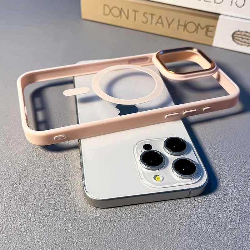 Cute Phone Cases For iPhone 15, 14, 13, 12, and 11 Pro Max - Transparent Acrylic Hard Cover - TSP415 - Touchy Style