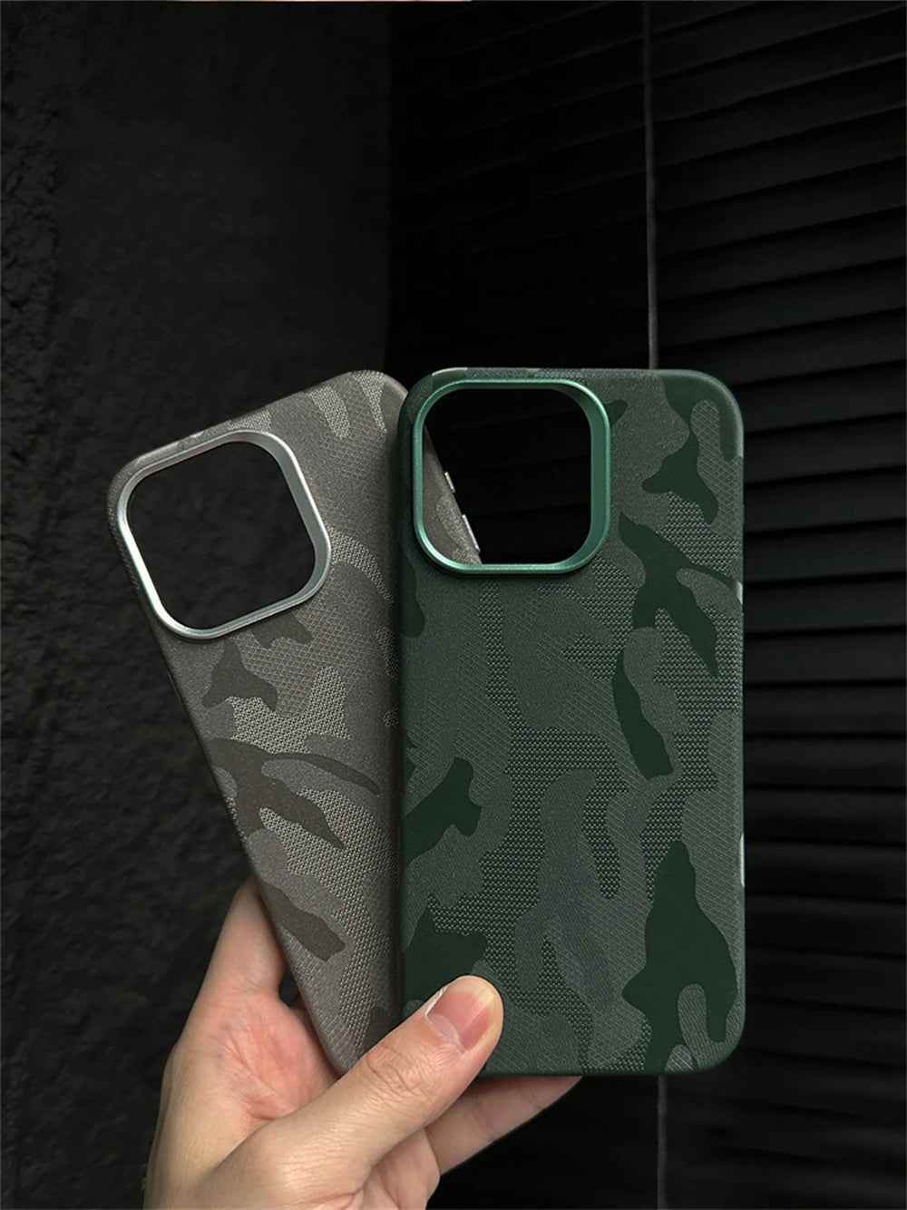 Cute Phone Cases for iPhone 15, 14, 13, 12 Pro Max, and 15 Pro Max - Luxury Camouflage Shockproof Armor Case - TSP419 - Touchy Style