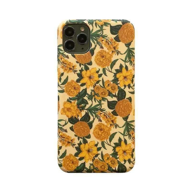 Cute Phone Cases For iPhone 15 14 13 12Pro 8 Plus 7 X XR 11 Pro Max Sun Flower - Touchy Style