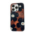Cute Phone Cases For iPhone 15, 14, or 13 Pro Max - Oil Painting Black Flowers - Glossy Silicone Cover - TSP210 - Touchy Style