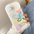 Cute Phone Cases For iPhone 15, 14 Pro Max, 13, 12, 11, and Mini models - Wavy Frame, Cartoon Push Window Lens Protective - TSP374 - Touchy Style