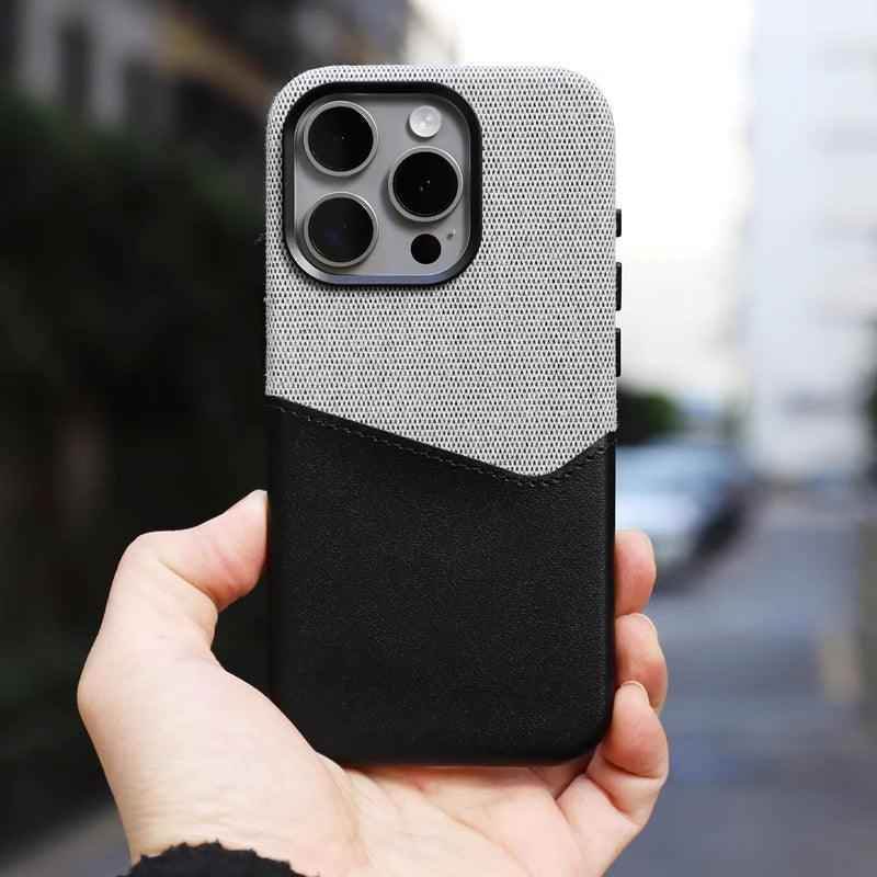 Cute Phone Cases for iPhone 15 Pro Max, 13, 14 Pro, and 12 - Card Holder - Leather Cover - TSP201 - Touchy Style