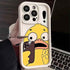 Cute Phone Cases For iPhone 15 Pro Max, 14, 13, 12, 11 Pro, XS, XR, X, 7, and 8 Plus - Cartoon Duck - Candy Cover - TSP235 - Touchy Style