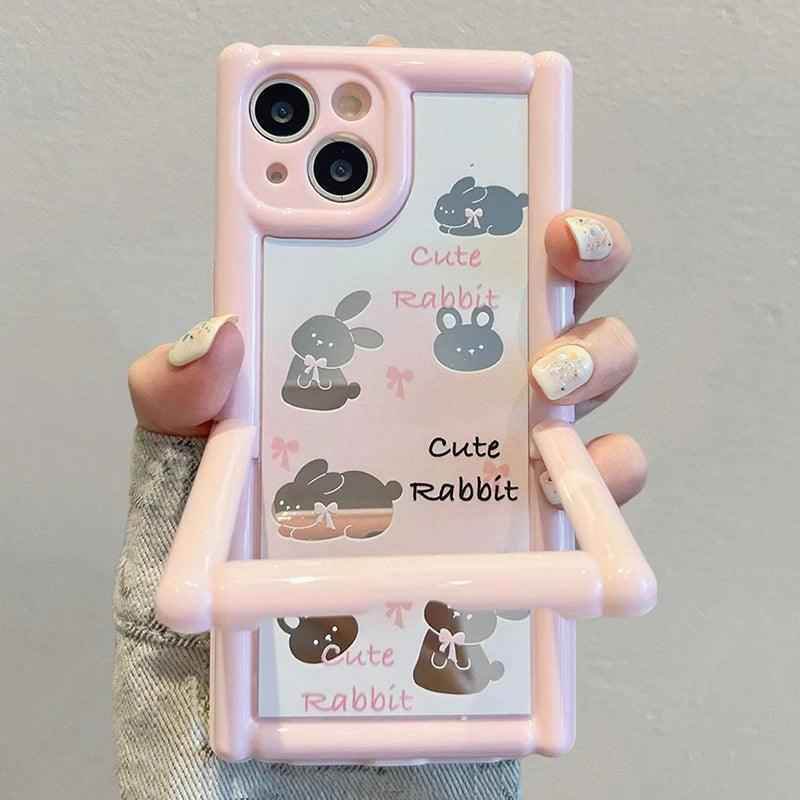 Cute Phone Cases For iPhone 15 Pro Max, 14, 13, 12, and 11 - Cute Rabbit Lively Dog - TSP281 - Touchy Style