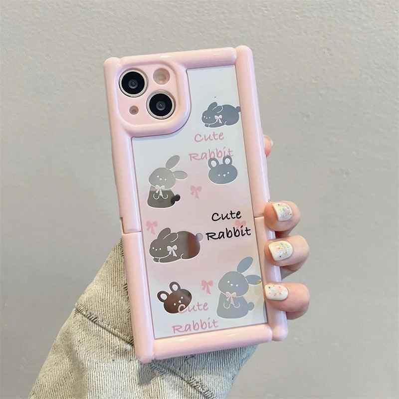 Cute Phone Cases For iPhone 15 Pro Max, 14, 13, 12, and 11 - Cute Rabbit Lively Dog - TSP281 - Touchy Style