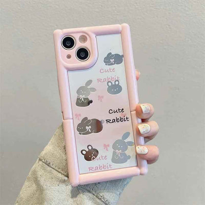 Cute Phone Cases For iPhone 15 Pro Max, 14, 13, 12, and 11 - Cute Rabbit Lively Dog - TSP281 - Touchy Style