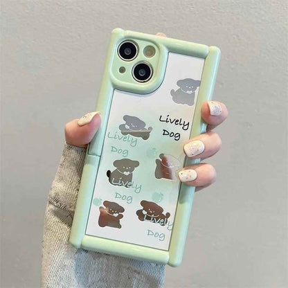 Cute Phone Cases For iPhone 15 Pro Max, 14, 13, 12, and 11 - Cute Rabbit Lively Dog - TSP281 - Touchy Style