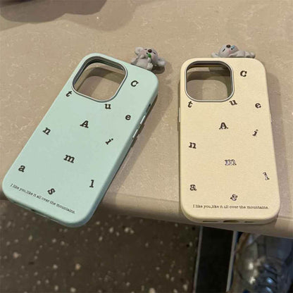 Cute Phone Cases for iPhone 16, 15, 14, 13 Pro Max - 3D Koala Doll - Leather Cover - TSP328 - Touchy Style