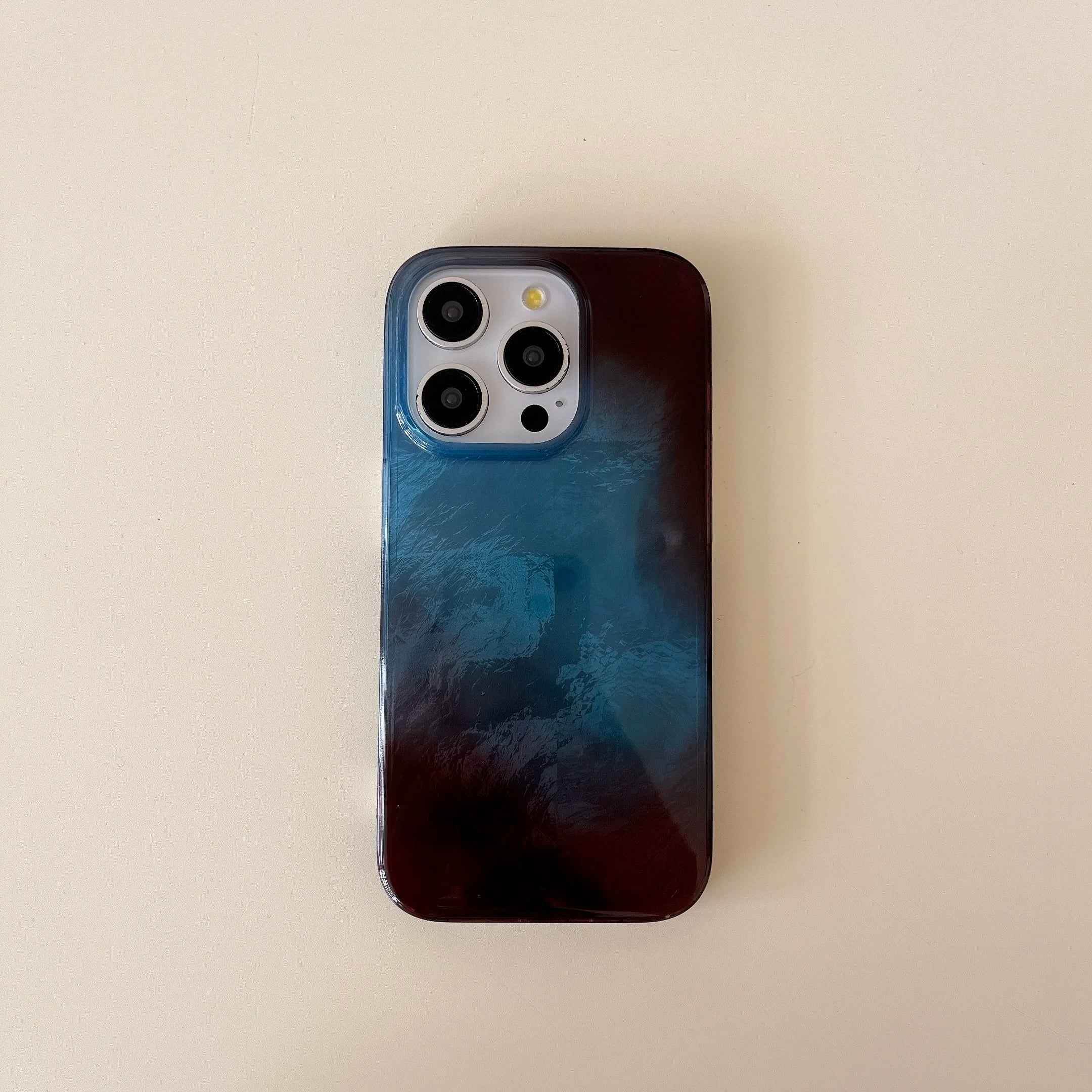 Cute Phone Cases For iPhone 16, 15, 14, or 13 Pro Max - Gradient Double Layers - TSP496 - Touchy Style