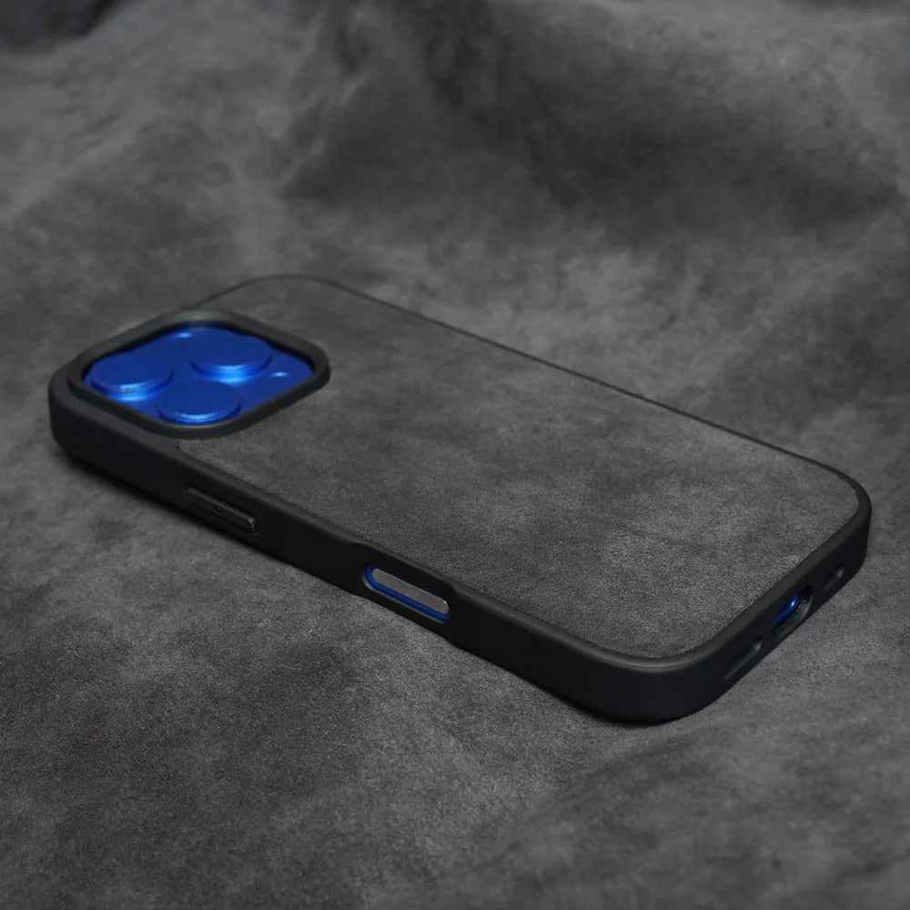 Cute Phone Cases for iPhone models 12, 13, 14, 15, and 16 Pro Max - Attraction Suede Cover -TSP495 - Touchy Style