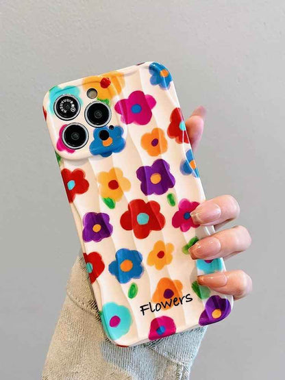Cute Phone Cases: Garden Flowers Oil Painting for iPhone 11-15 Pro Max - TSP301 - Touchy Style