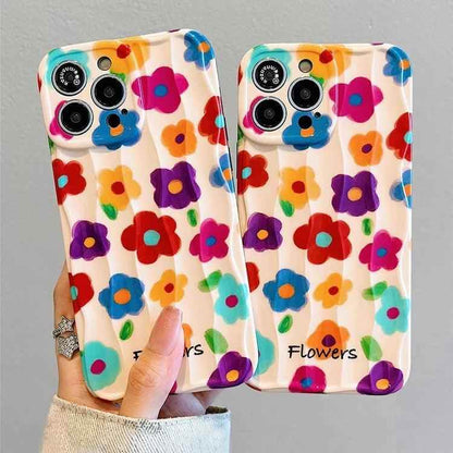 Cute Phone Cases: Garden Flowers Oil Painting for iPhone 11-15 Pro Max - TSP301 - Touchy Style