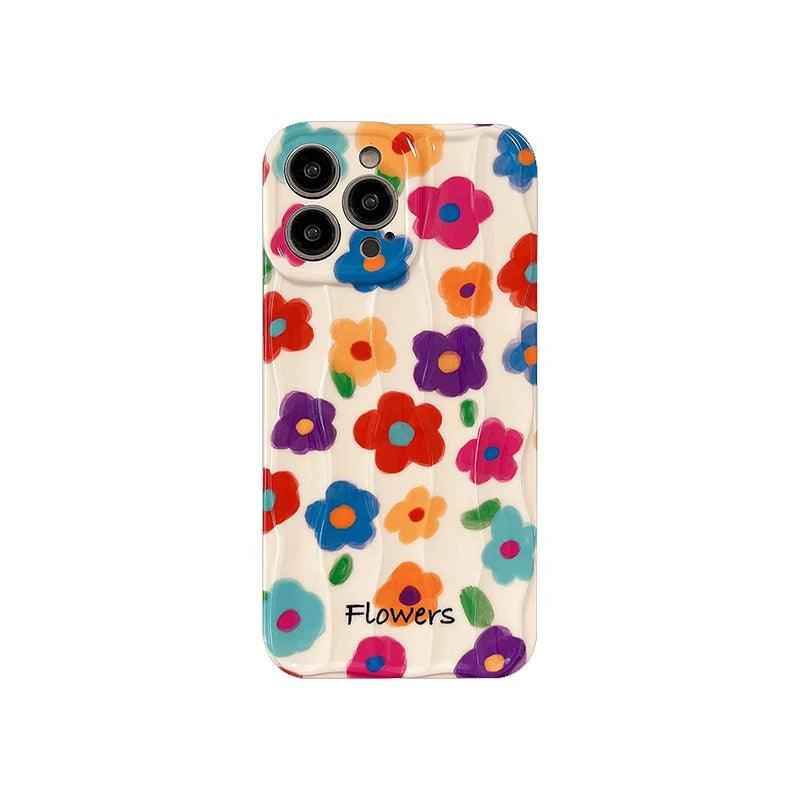 Cute Phone Cases: Garden Flowers Oil Painting for iPhone 11-15 Pro Max - TSP301 - Touchy Style