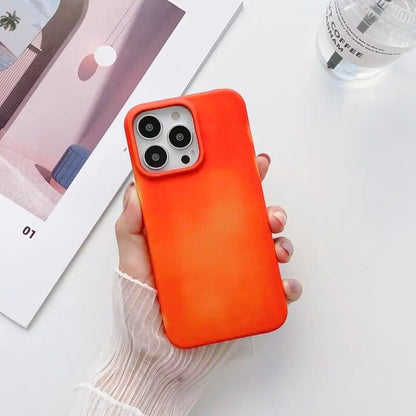 Cute Thermal Heat Induction Sensor Phone Cases for iPhone 15, 14, 12 Mini, 13 Pro Max, 11 Pro Max, XR, SE2, XS Max, 7, 8 Plus - Touchy Style .