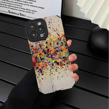 Cute Watercolor Ink Splash Arts Phone Case for iPhone 7, 8, X, XR, XS Max, 11, 12, 13, 14, 15, Pro Max, Mini 12, 13, 14, 15 Plus - Touchy Style .