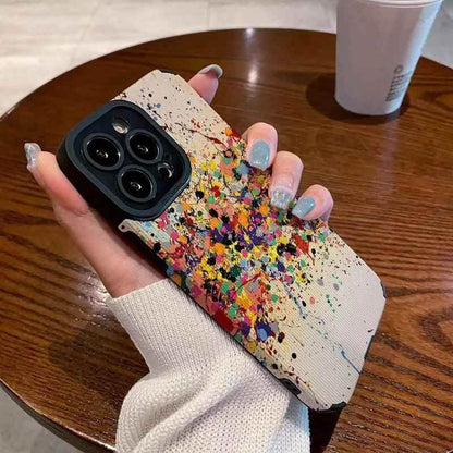 Cute Watercolor Ink Splash Arts Phone Case for iPhone 7, 8, X, XR, XS Max, 11, 12, 13, 14, 15, Pro Max, Mini 12, 13, 14, 15 Plus - Touchy Style
