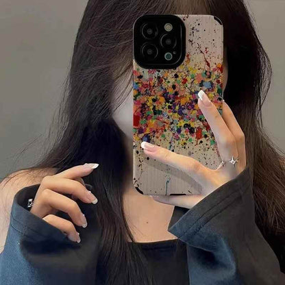 Cute Watercolor Ink Splash Arts Phone Case for iPhone 7, 8, X, XR, XS Max, 11, 12, 13, 14, 15, Pro Max, Mini 12, 13, 14, 15 Plus - Touchy Style