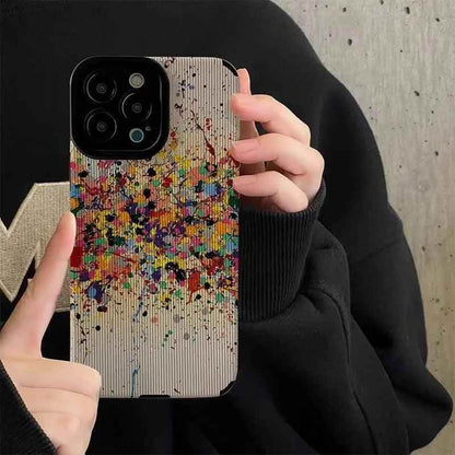 Cute Watercolor Ink Splash Arts Phone Case for iPhone 7, 8, X, XR, XS Max, 11, 12, 13, 14, 15, Pro Max, Mini 12, 13, 14, 15 Plus - Touchy Style