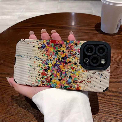 Cute Watercolor Ink Splash Arts Phone Case for iPhone 7, 8, X, XR, XS Max, 11, 12, 13, 14, 15, Pro Max, Mini 12, 13, 14, 15 Plus - Touchy Style