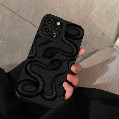Dark Snake - Cute Phone Cases For iPhone 14 13 Pro Max 11 12 Pro 7 8 Plus X XS Max XR - Touchy Style