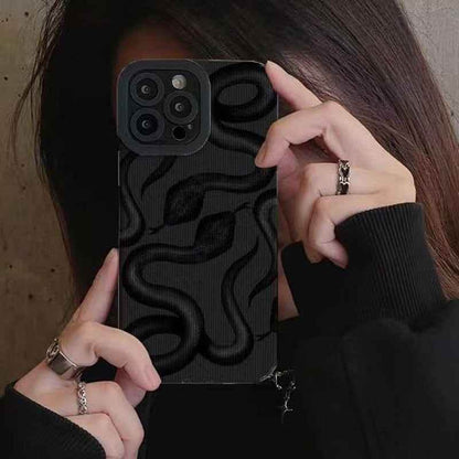 Dark Snake - Cute Phone Cases For iPhone 14 13 Pro Max 11 12 Pro 7 8 Plus X XS Max XR - Touchy Style