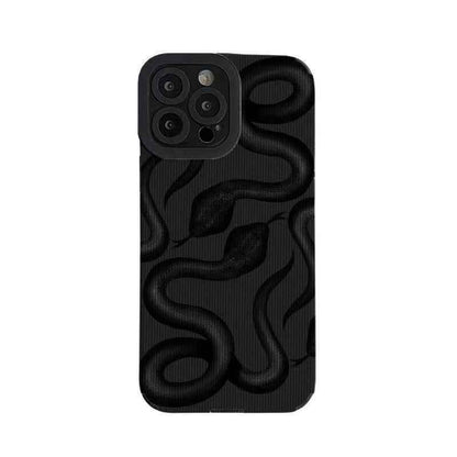 Dark Snake - Cute Phone Cases For iPhone 14 13 Pro Max 11 12 Pro 7 8 Plus X XS Max XR - Touchy Style