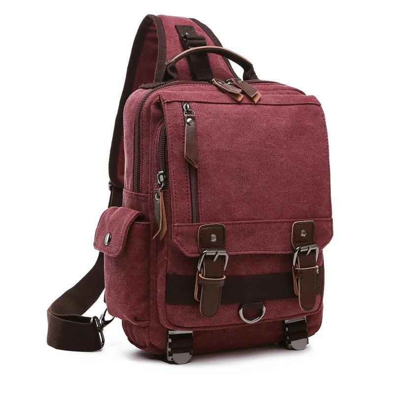 Daypack Cool Backpacks MWCBSF03 Canvas Travel Multifunctional Shoulder Bag - Touchy Style