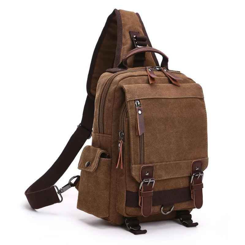 Daypack Cool Backpacks MWCBSF03 Canvas Travel Multifunctional Shoulder Bag - Touchy Style