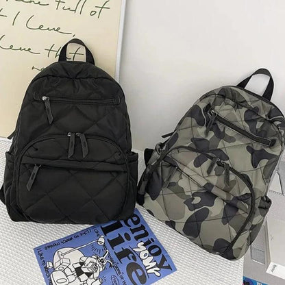 DB1247 Cool Backpack - Camouflage Waterproof Multi Pocket Travel Bag - Touchy Style .