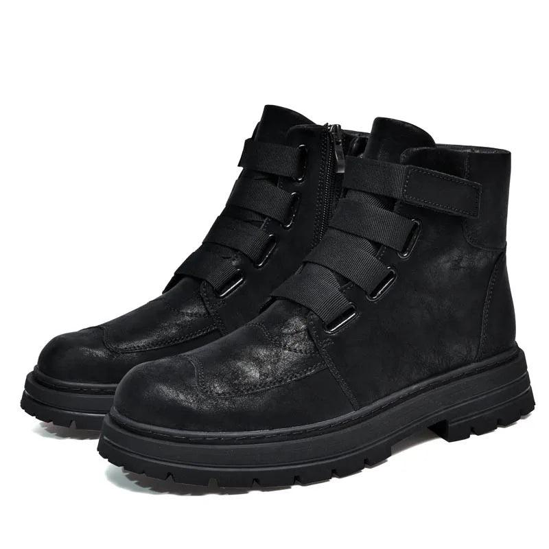 DM350 Fashion Leather Boots Women&