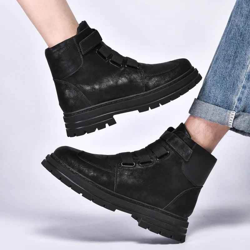 DM350 Fashion Leather Boots Women&