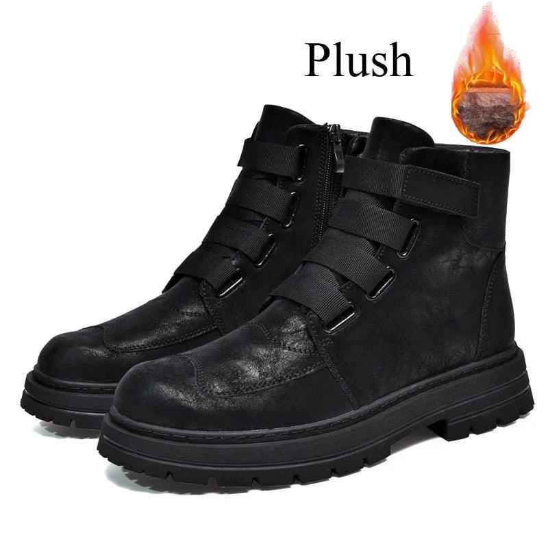 DM350 Fashion Leather Boots Women&