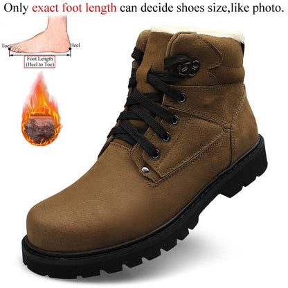 DM357 Leather Ankle Boots Men&
